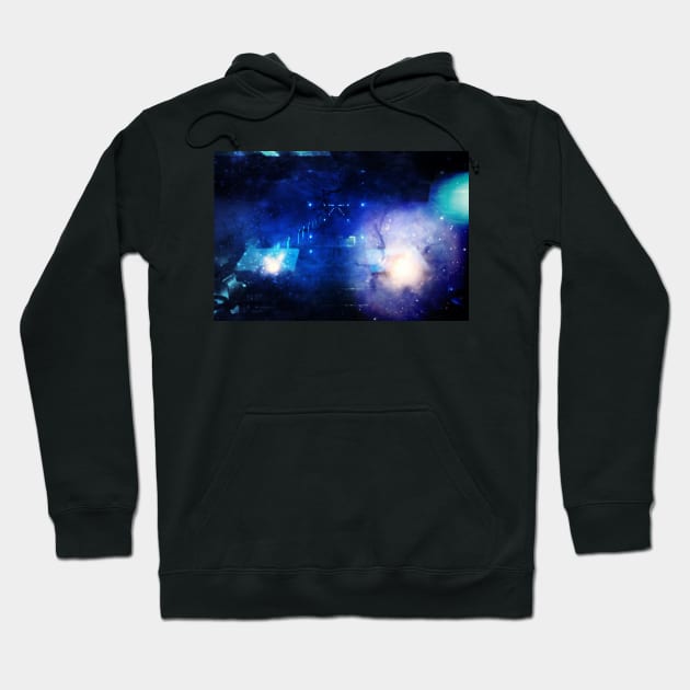 Space Turmoil Universe Hoodie by Christine aka stine1